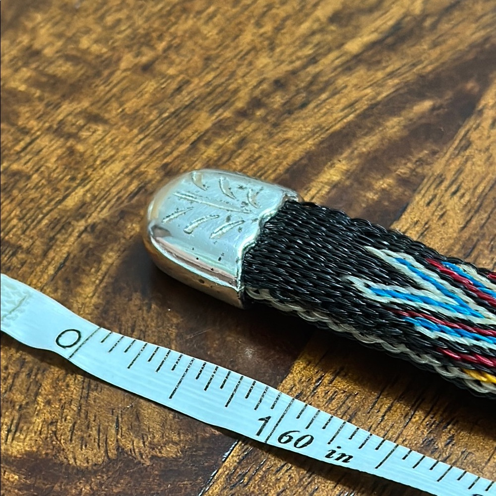Durango Flexible Horsehair Cuff Black-Red LG - Picture 7 of 8